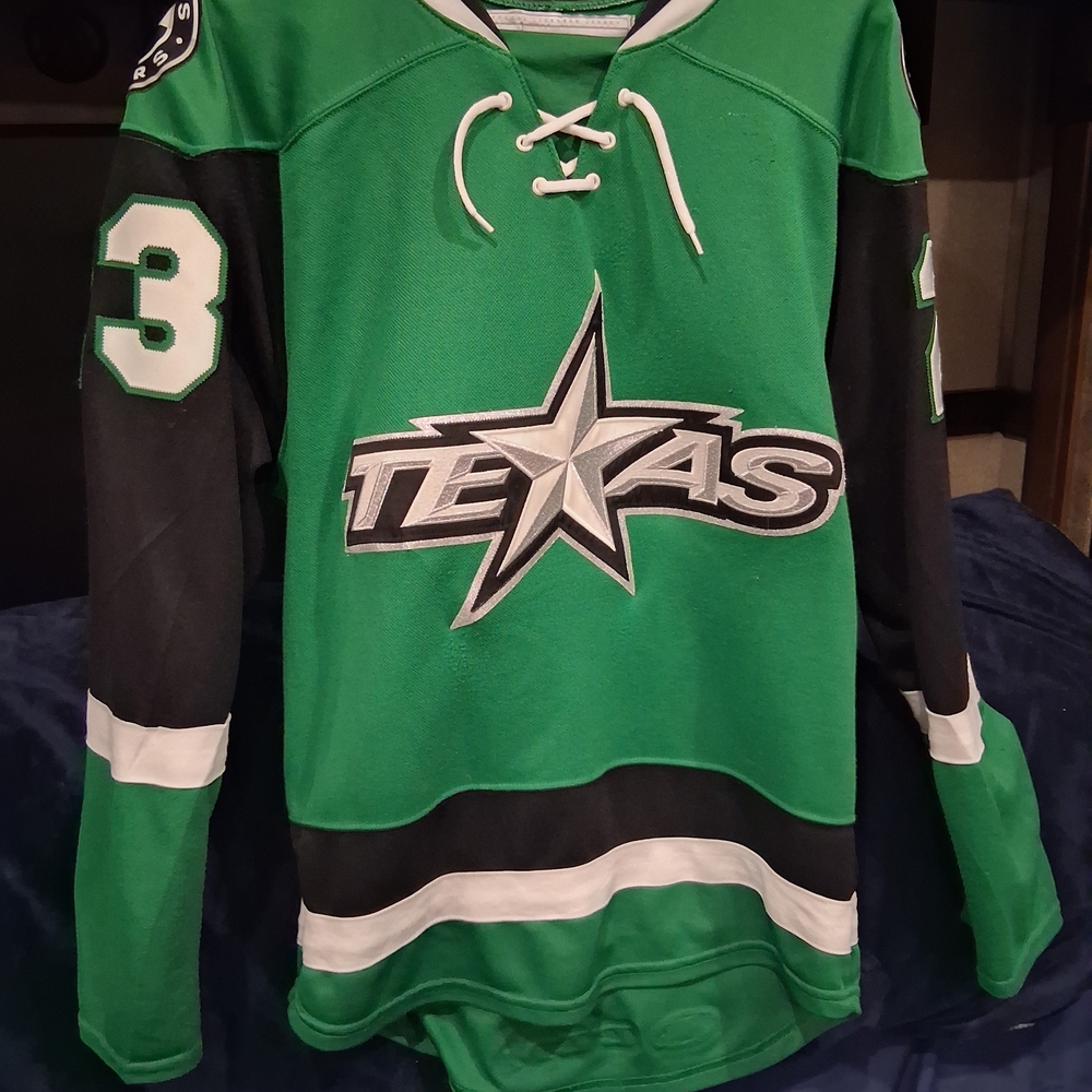 Dallas Stars Green Hockey Jersey Ccm Official Licensed  With Morin #23